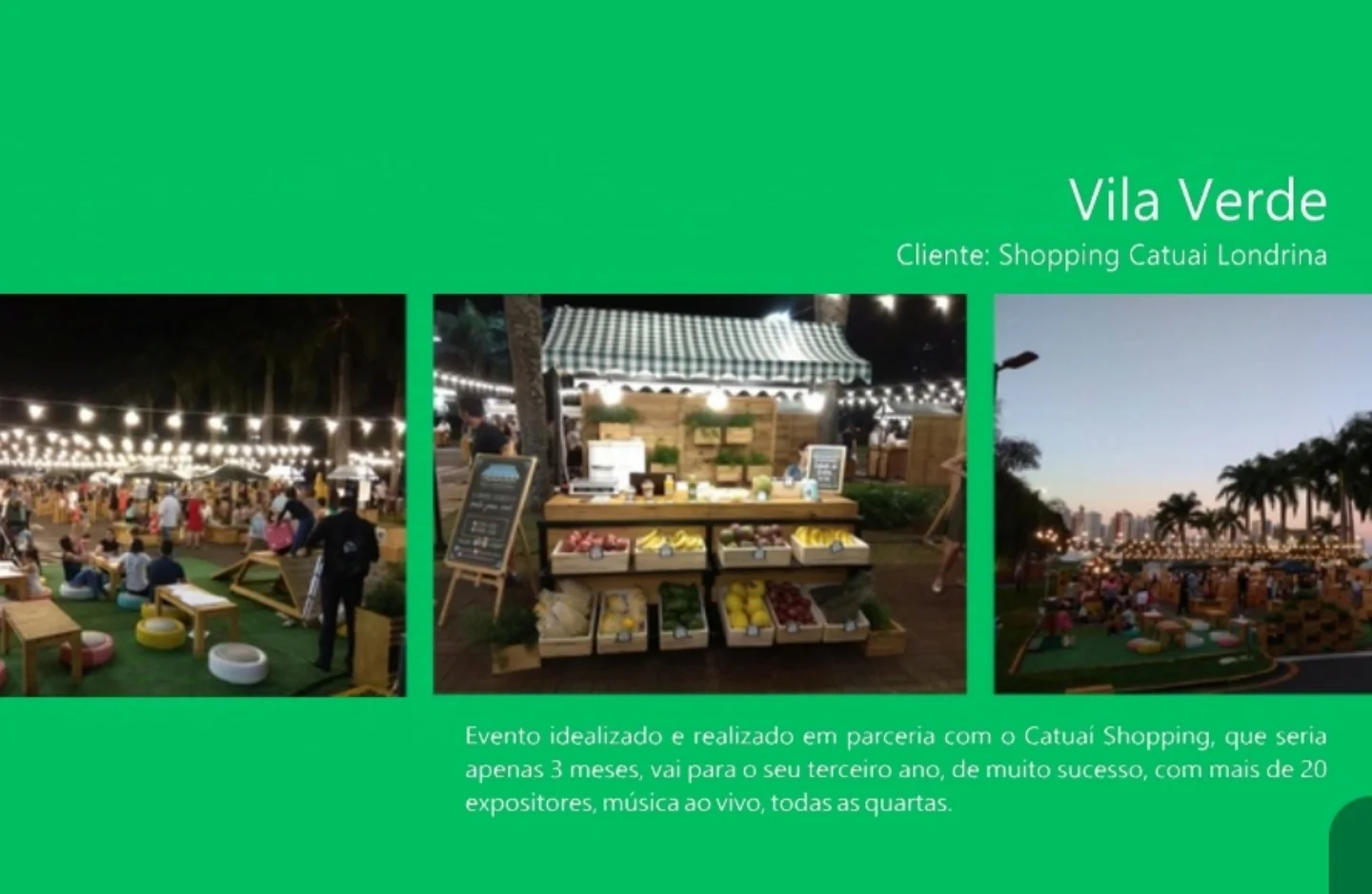 Feira Vila Verde no Catuaí Shopping